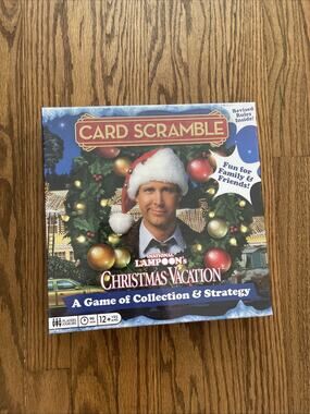 National Lampoon's Christmas Vacation Card Scramble Game SEALED NEW